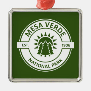 Mesa Verde National Park Sun Trees Metal Tree Decoration