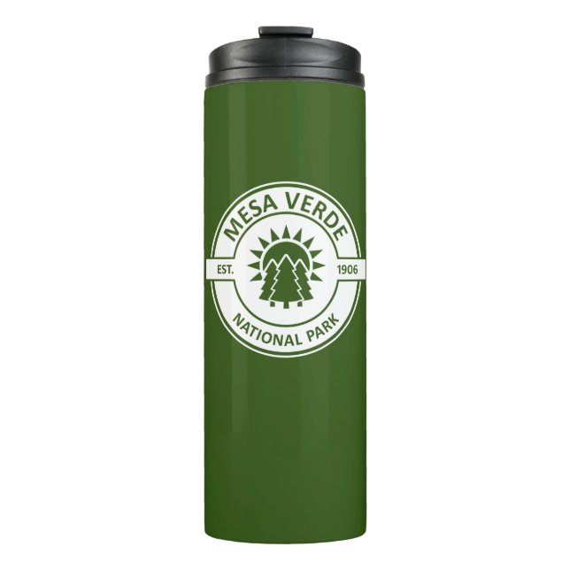 Mesa Verde National Park Sun Trees Thermal Tumbler (Front)