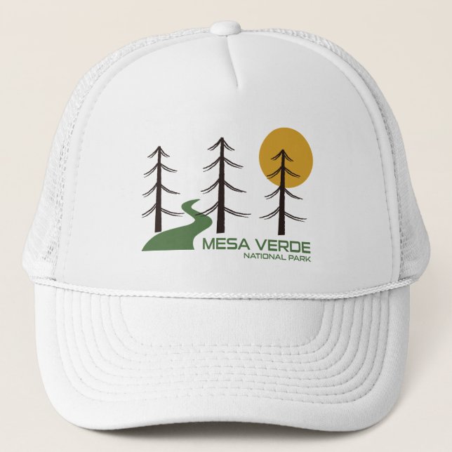 Mesa Verde National Park Trail Trucker Hat (Front)