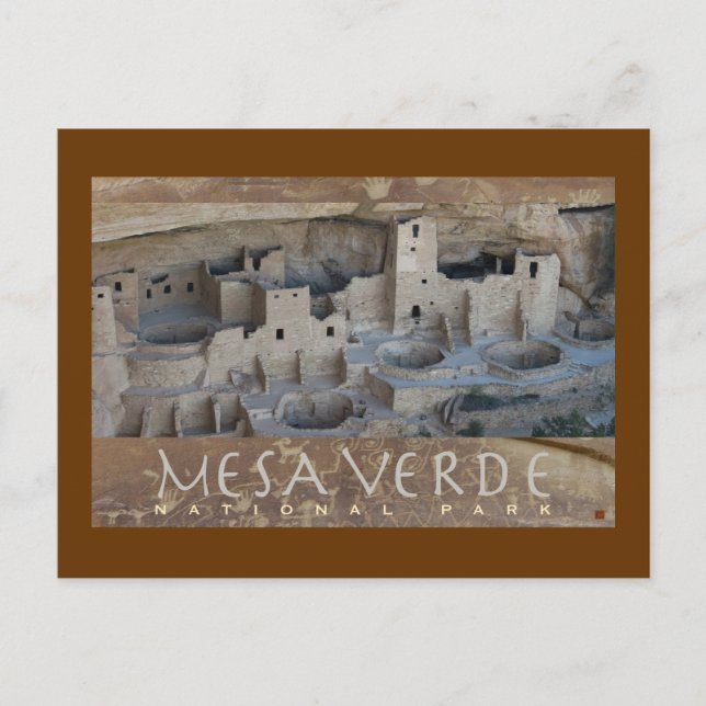 MESA VERDE NAT'L PARK-Colorado-Cliff Palace- Postcard (Front)