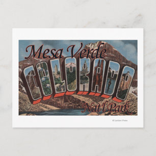 Mesa Verde Nat'l Park, Colorado Postcard