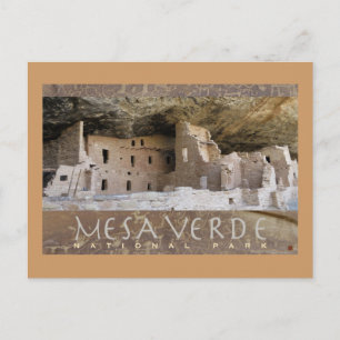 MESA VERDE NAT'L PARK--Colorado-Spruce Tree House- Postcard