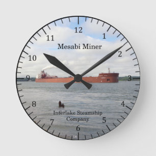Mesabi Miner clock