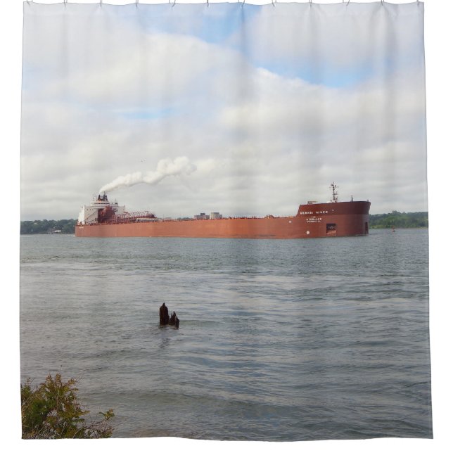Mesabi Miner shower curtain (Front)