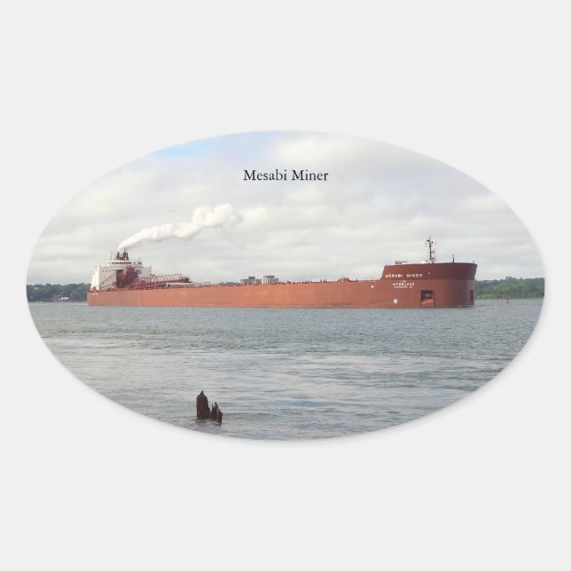 Mesabi Miner sticker (Front)