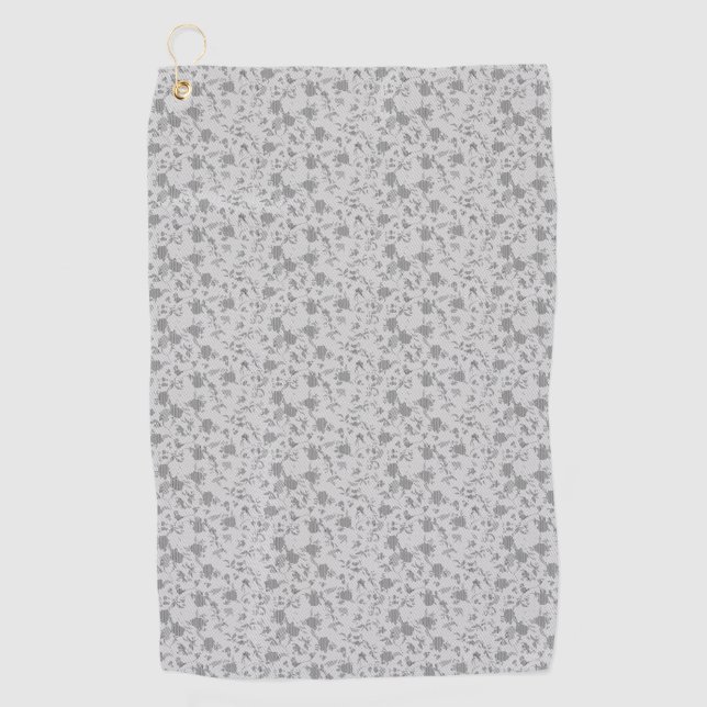mesh Design Fifty Golf Towel (Front)