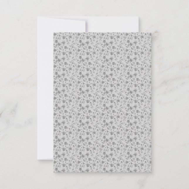 mesh Design Fifty RSVP Card (Front)