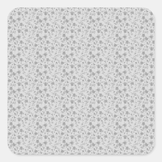 mesh Design Fifty Square Sticker (Front)