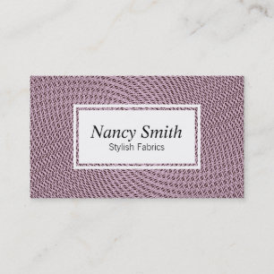 Meshing Pink Business Card