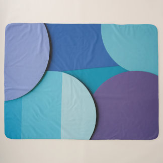 Mesmerising Circles Sherpa Blanket