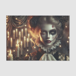 Mesmerising Gothic Harlequin Decoupage Tissue Paper
