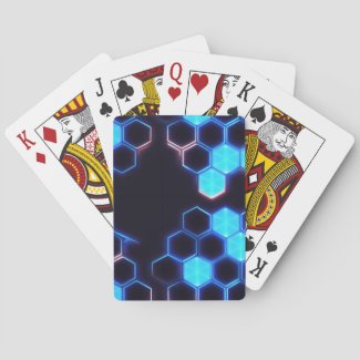 Mesmerising Holographic Cyberpunk Hexagon Tiles