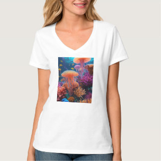 Mesmerising Jellyfish T-Shirt Design