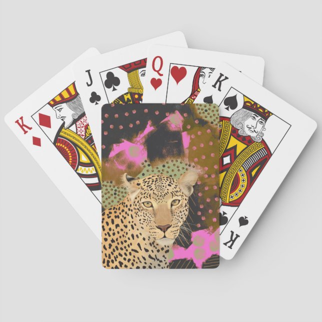 Mesmerising Leopard Playing Cards (Back)