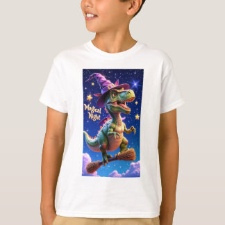 Mesmerising 'Magical Night' Dragon Sticker T-Shirt