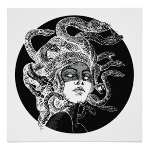 Mesmerising Medusa Art Photo Print
