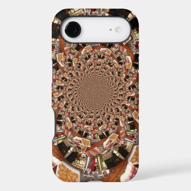 Mesmerising Mosaic of Sushi Brown Colours (Back)