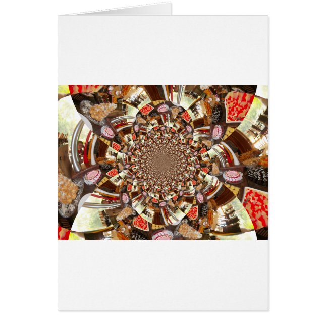 Mesmerising Mosaic of Sushi Brown Colours (Front)