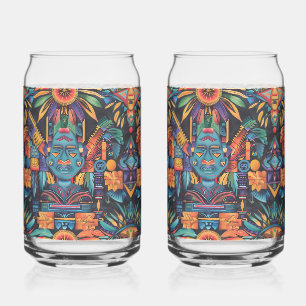 Mesmerising Oceanic "Epochal Symmetry" 16oz Glass 