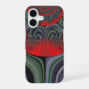 Mesmerising Red Aurora   Northern Lights Borealis  iPhone 16 Case