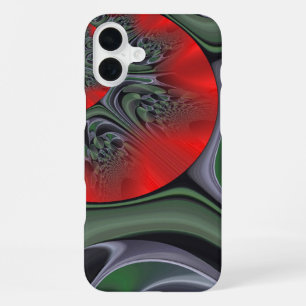 Mesmerising Red Aurora   Northern Lights Borealis  iPhone 16 Plus Case