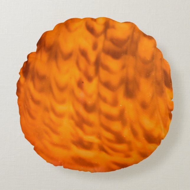 Mesmerising seashell round cushion (Front)