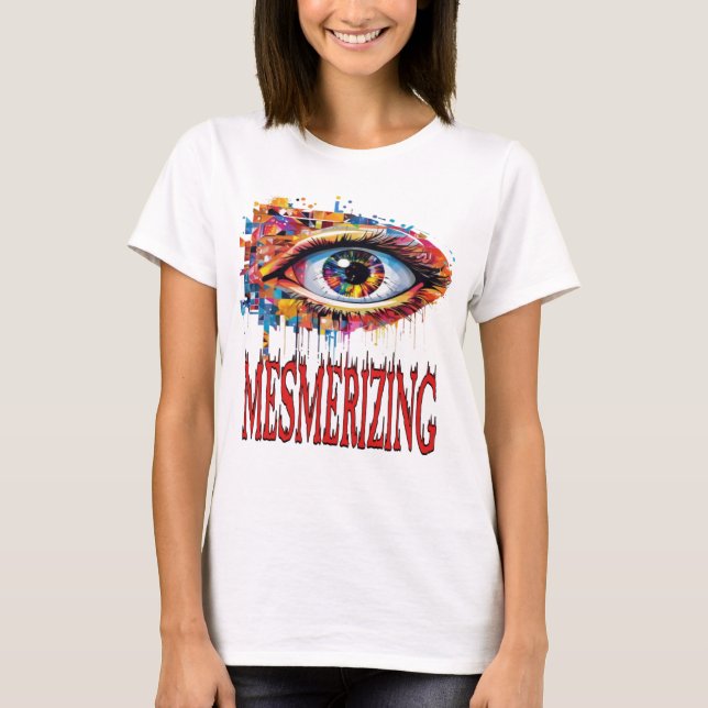 Mesmerising women tshirt  (Front)