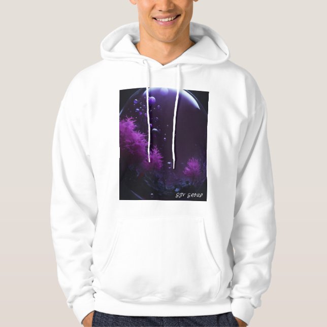 Mesmerizing Jellyfish–Mysterious Underwater Hoodie (Front)