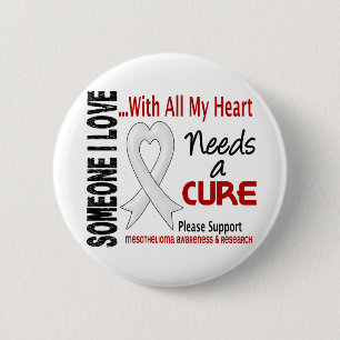 Mesothelioma Needs A Cure 3 6 Cm Round Badge