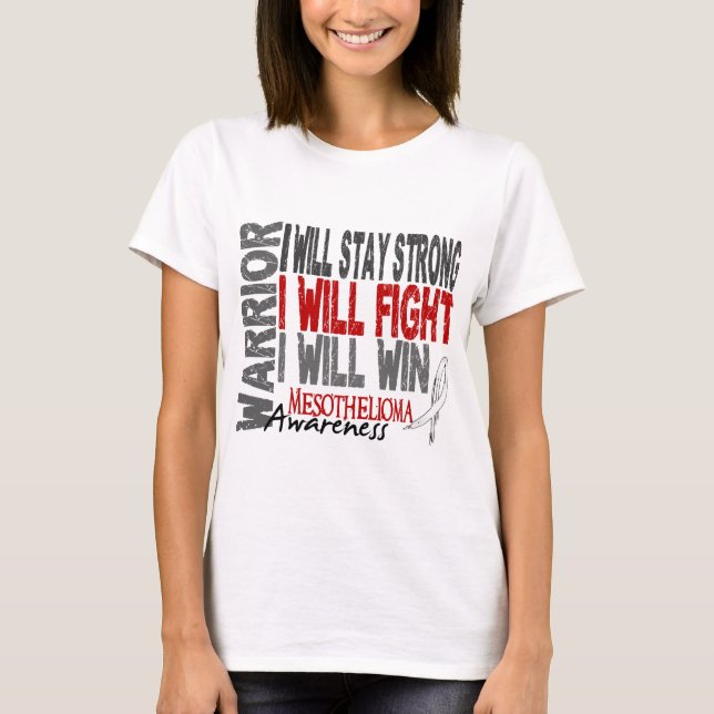 Mesothelioma Warrior T-Shirt (Front)