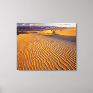 Mesquite Flat Sand dunes in Death Valley Canvas Print