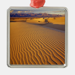 Mesquite Flat Sand dunes in Death Valley Metal Tree Decoration