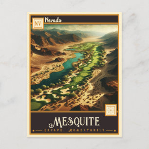 Mesquite, Nevada Vintage Postcard