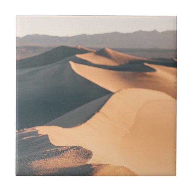 Mesquite Sand Dunes in Death Valley Tile (Front)