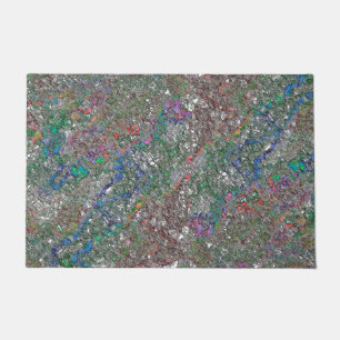 Mess of color pieces that does not really exist doormat