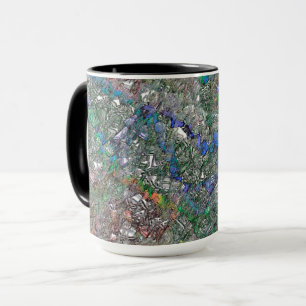 Mess of color pieces that does not really exist mug