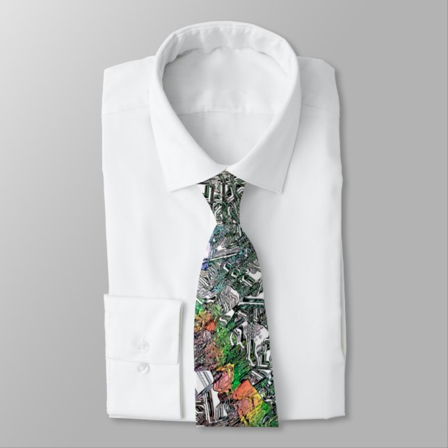 Mess of colour pieces that does not really exist tie (Tied)