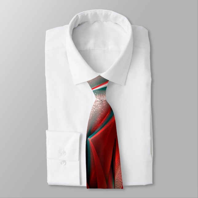 Mess of crystal lines over sandy mountain texture tie (Tied)