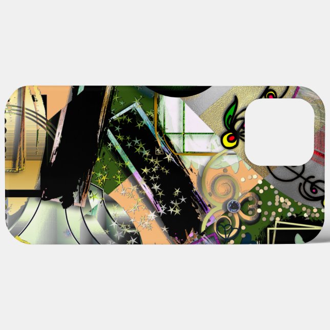 Mess of design objects & symbols with rough effect Case-Mate iPhone case (Back (Horizontal))