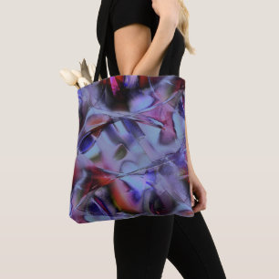Mess of shapes and curves polished in gothic colou tote bag