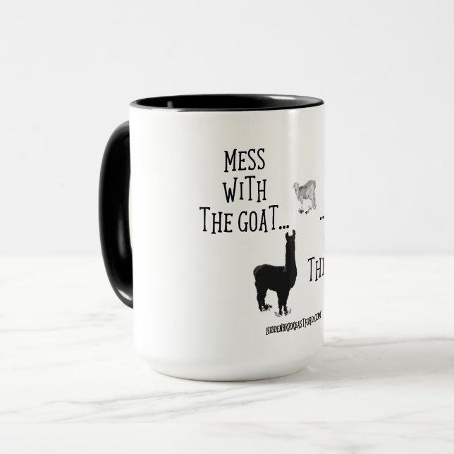 Mess with the Goat Classic Mug (Front Left)