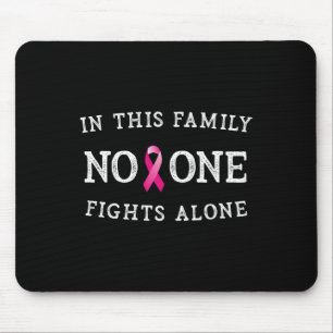 Message Breast Cancer Awareness Pink Ribon Men Wom Mouse Mat