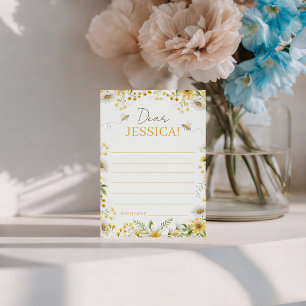 Message for the Little Honey Time Capsule Invitation