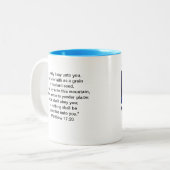 MESSAGE FROM GOD (WAY BEYOND) Two-Tone COFFEE MUG (Front Left)