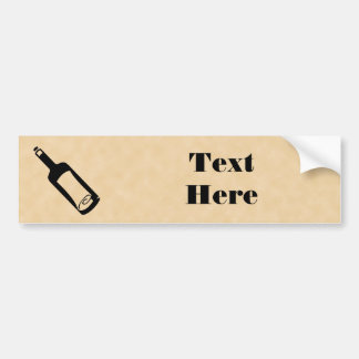Message in a bottle. bumper sticker