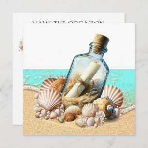 Message in a Bottle Invitation