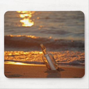 Message In A Bottle Mouse Mat
