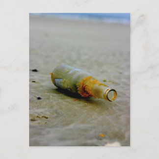 Message In A Bottle Postcard