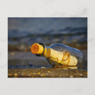 Message In A Bottle Postcard