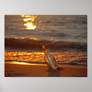 Message In A Bottle Poster